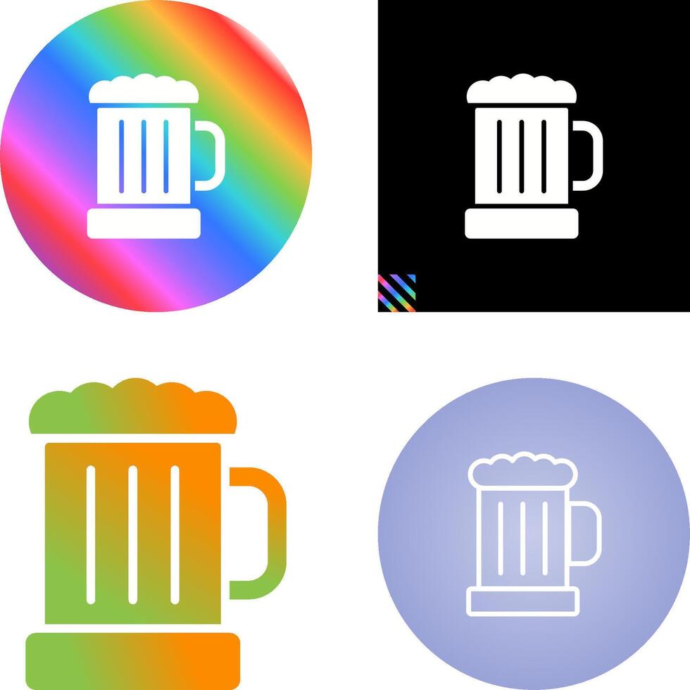 icono de vector de cerveza