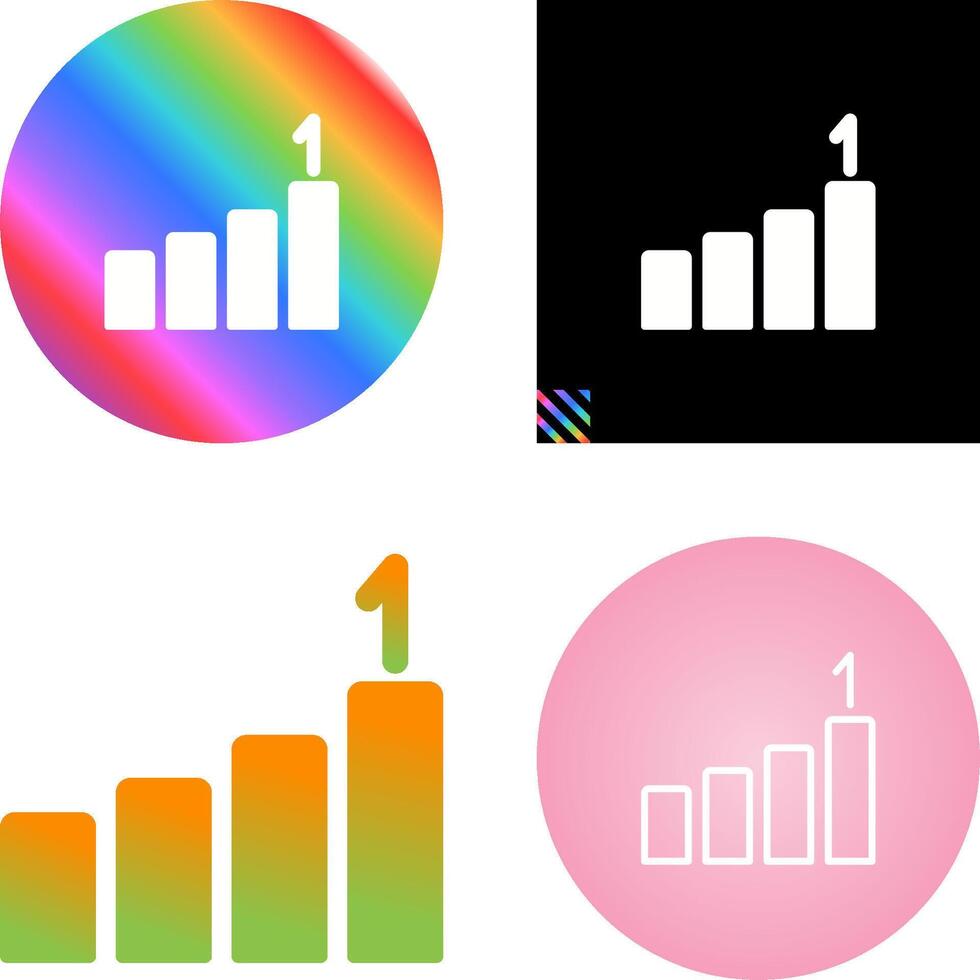 First Place Vector Icon