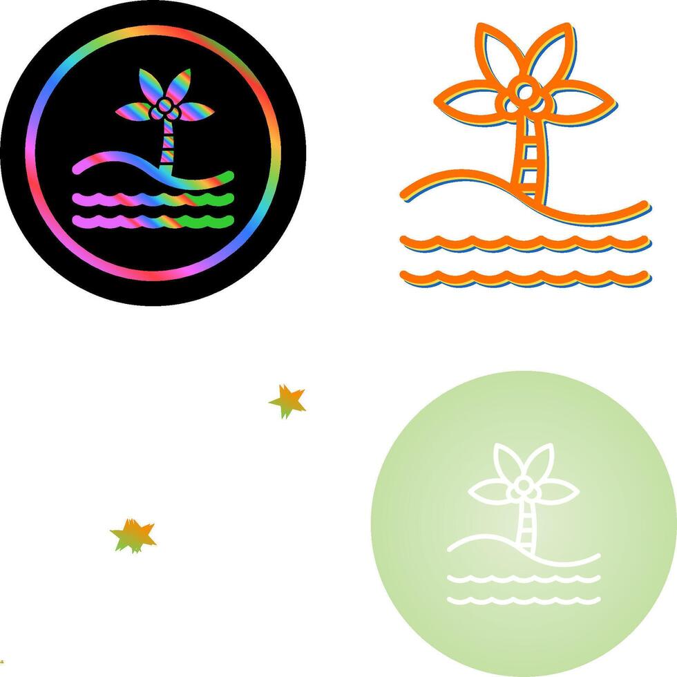 Island Vector Icon