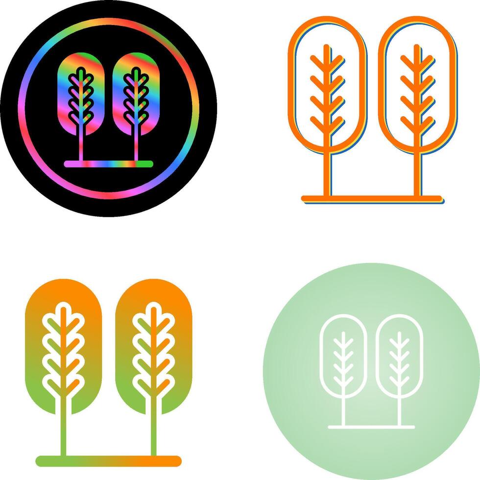 Birch tree Vector Icon