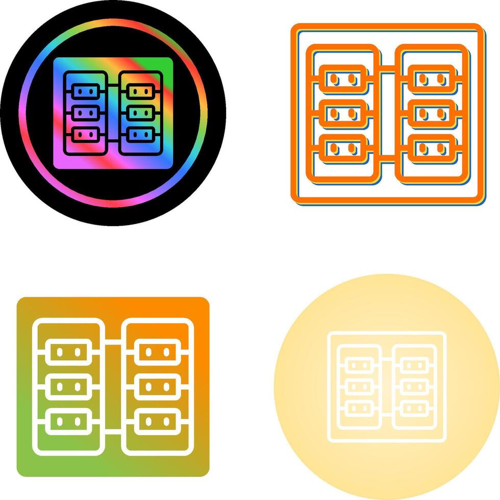 Server Room Vector Icon