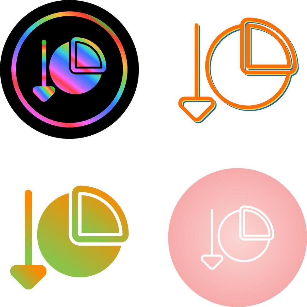 Chart Decreasing Vector Icon
