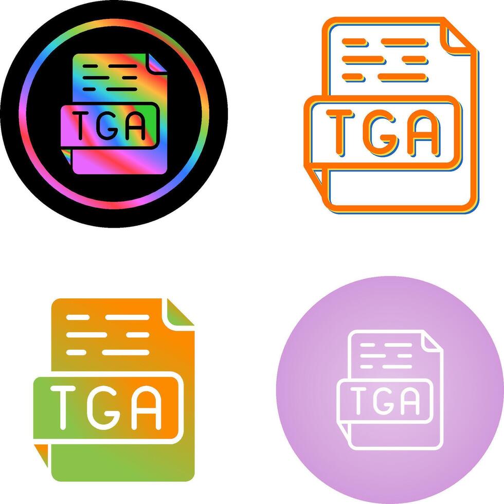 TGA Vector Icon