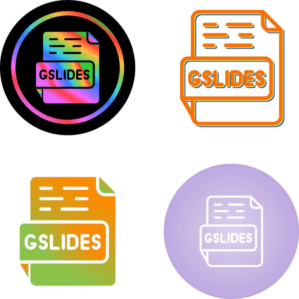 GSLIDES Vector Icon
