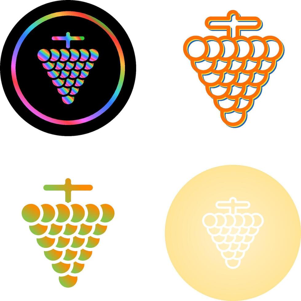 Grapes Vector Icon