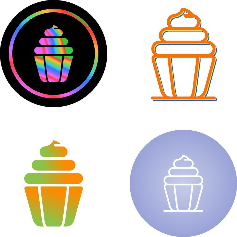 Cupcake Vector Icon