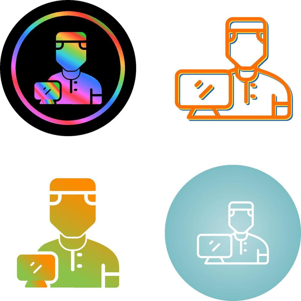Working Man Vector Icon