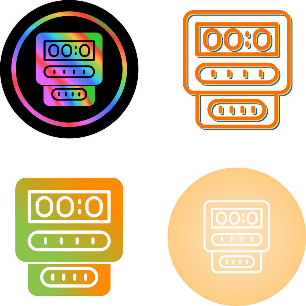 Electric Meter Vector Icon