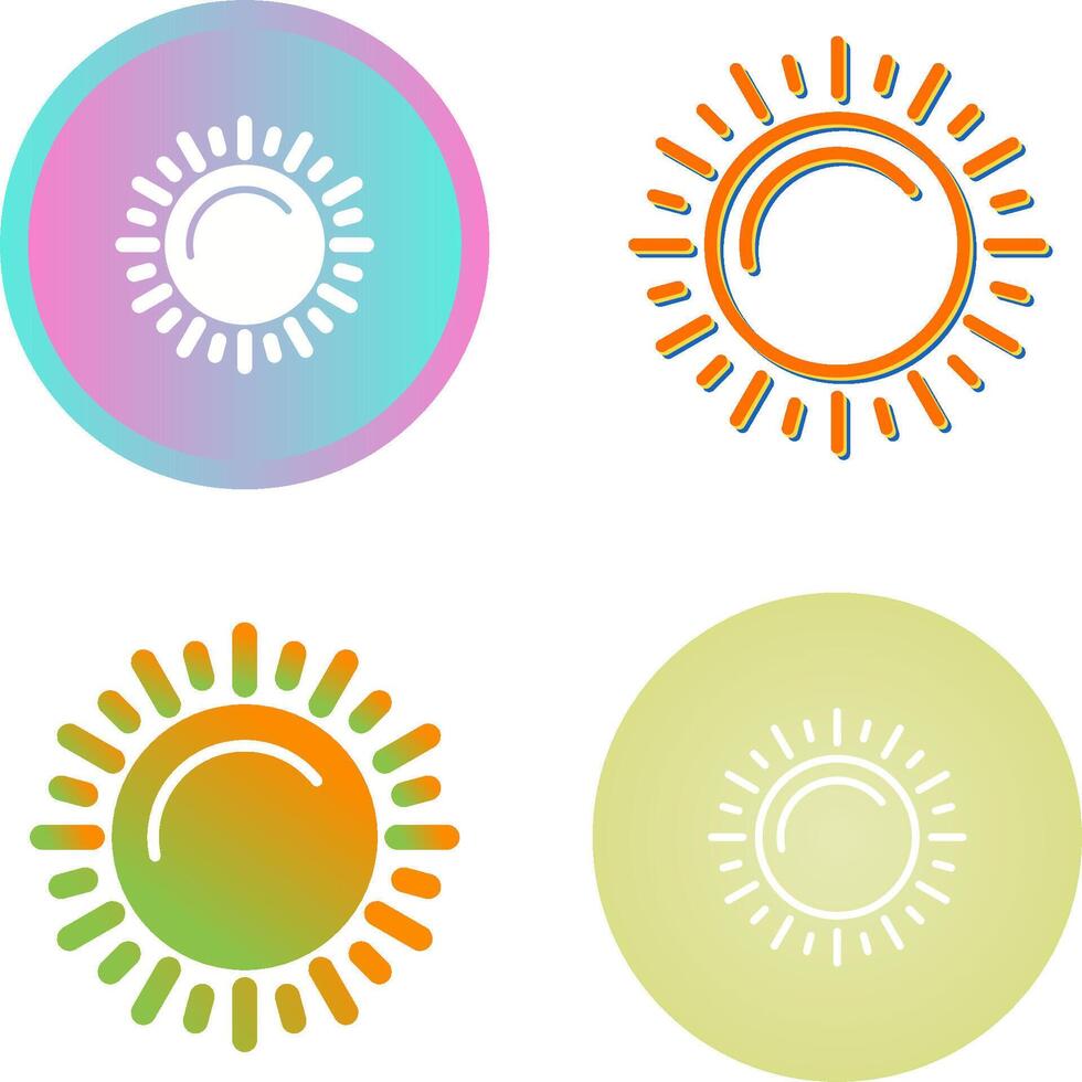 Sun Vector Icon
