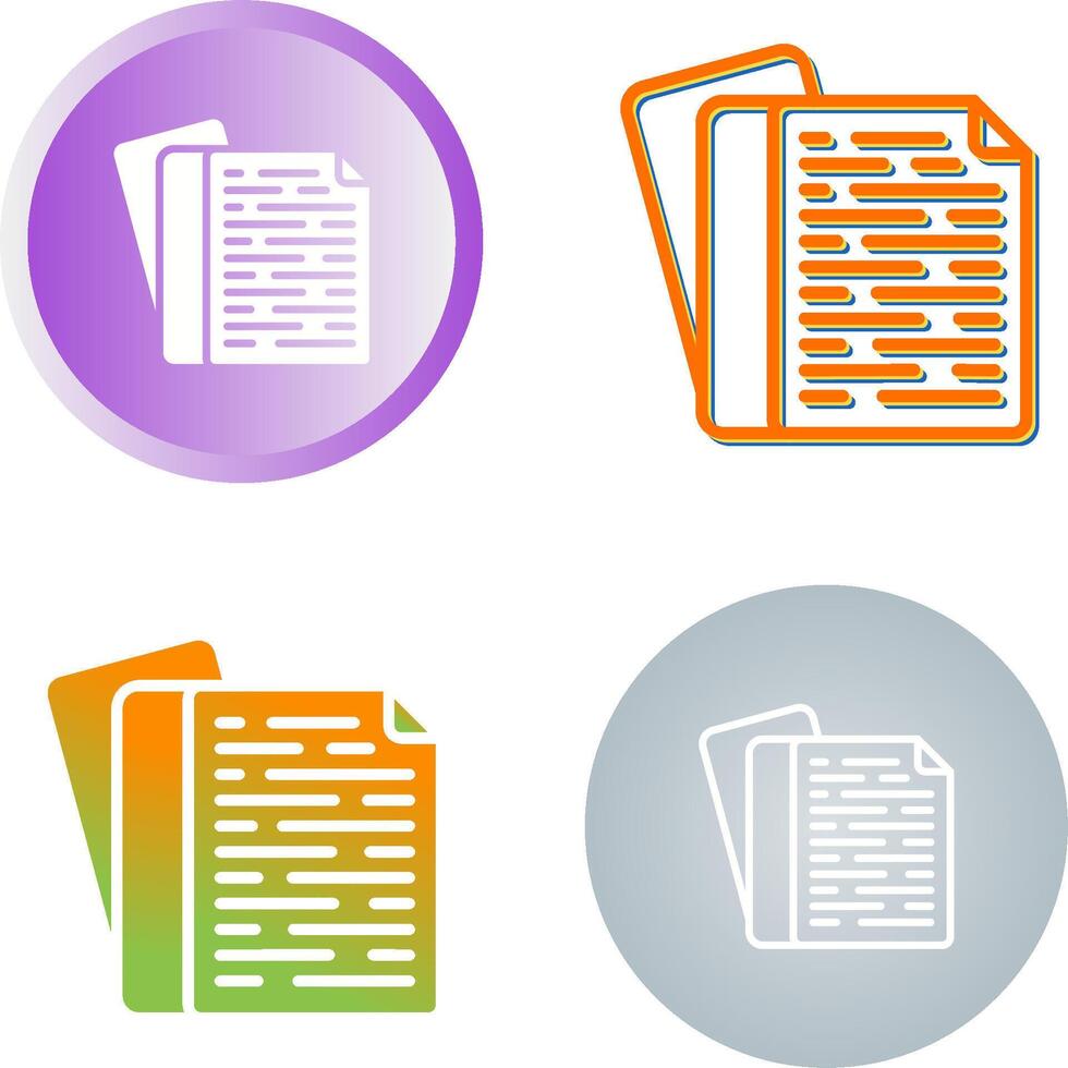 Documents Vector Icon