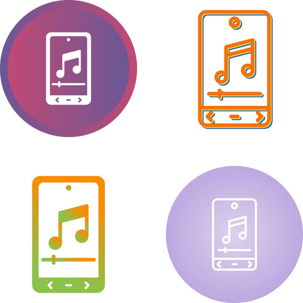 Music Player Vector Icon