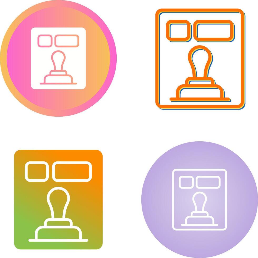 Stamp Tool Vector Icon