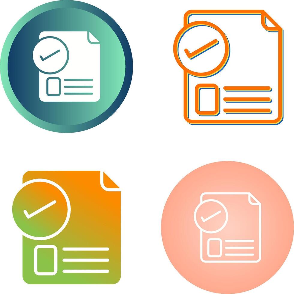 Document Vector Icon