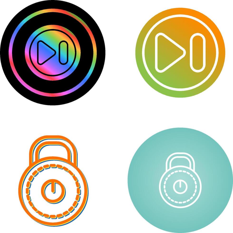 Brocken Padlock Vector Icon