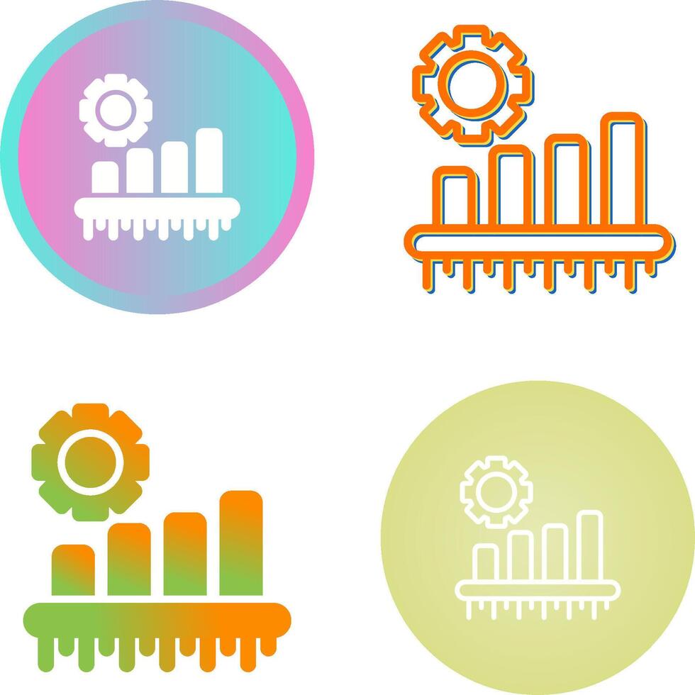 Bar Graph Vector Icon