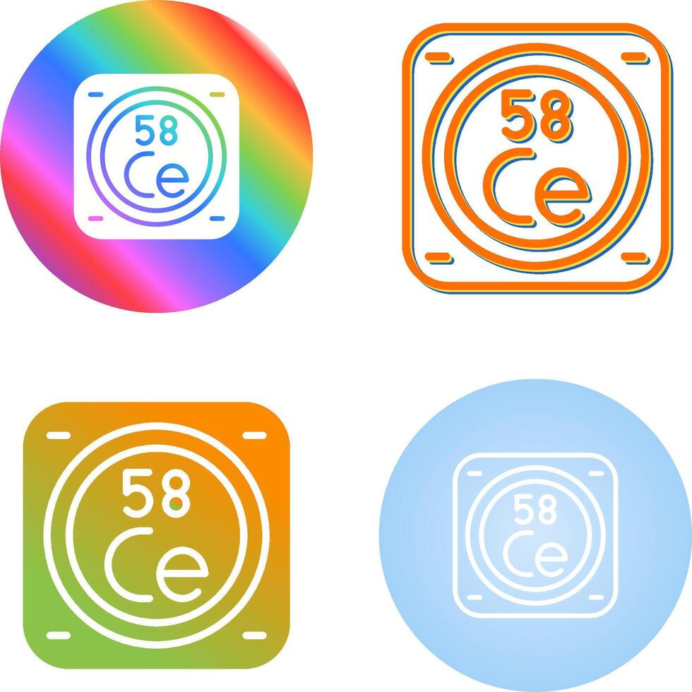 químico elemento vector icono