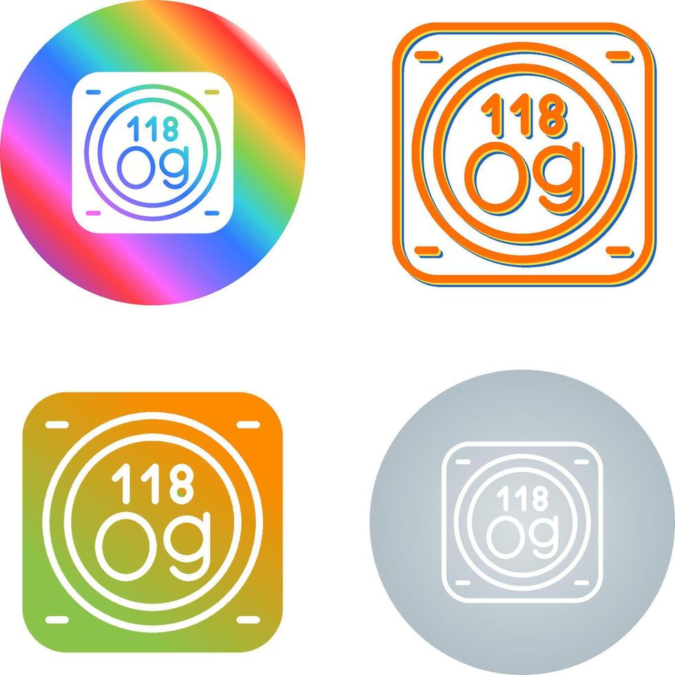 Chemical Element Vector Icon