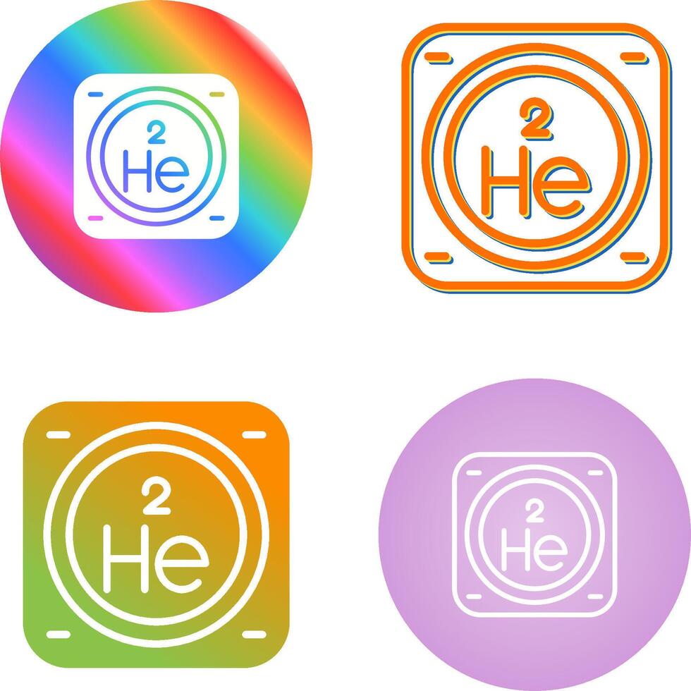 Helium Vector Icon