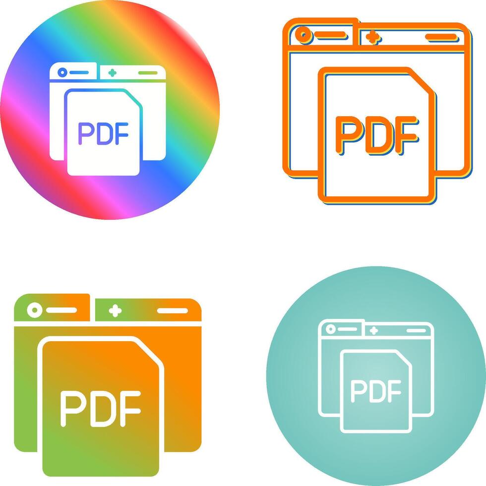 Pdf Vector Icon