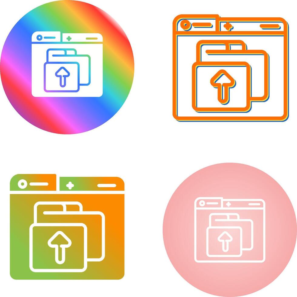 Upload File Vector Icon