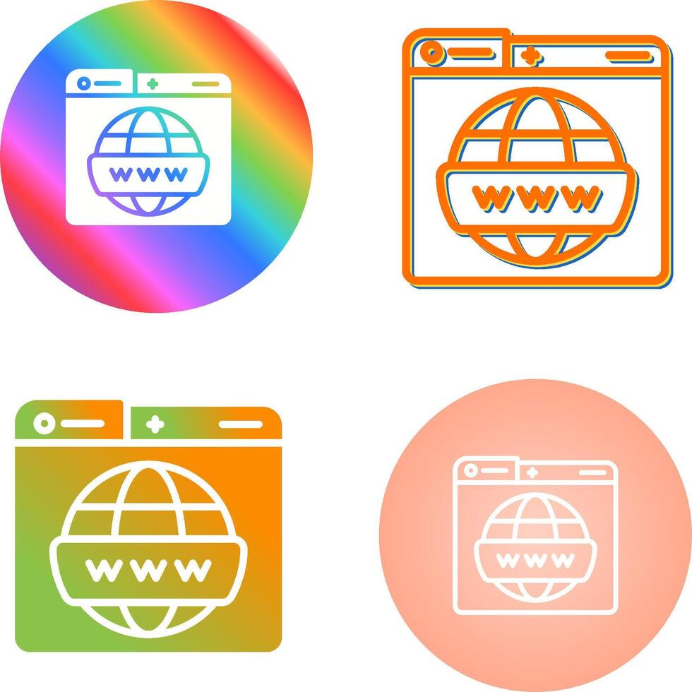 World Wide Web Vector Icon