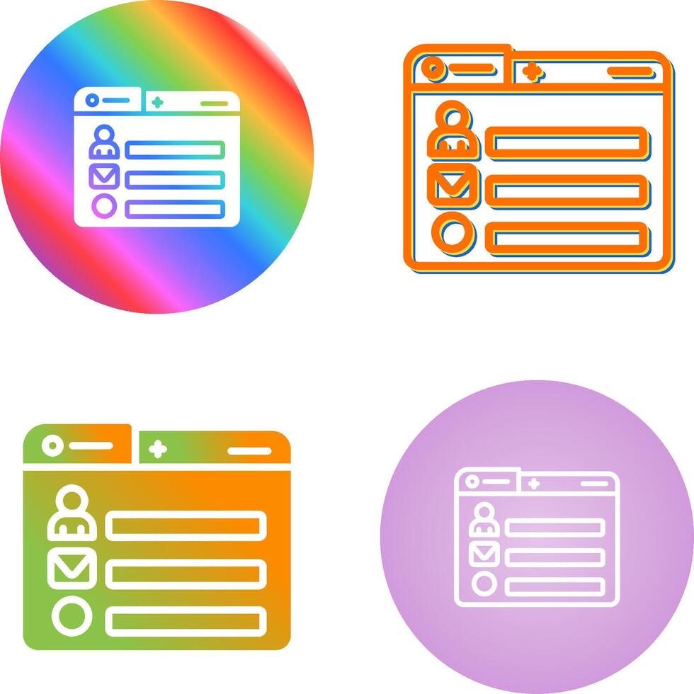 Signup Vector Icon