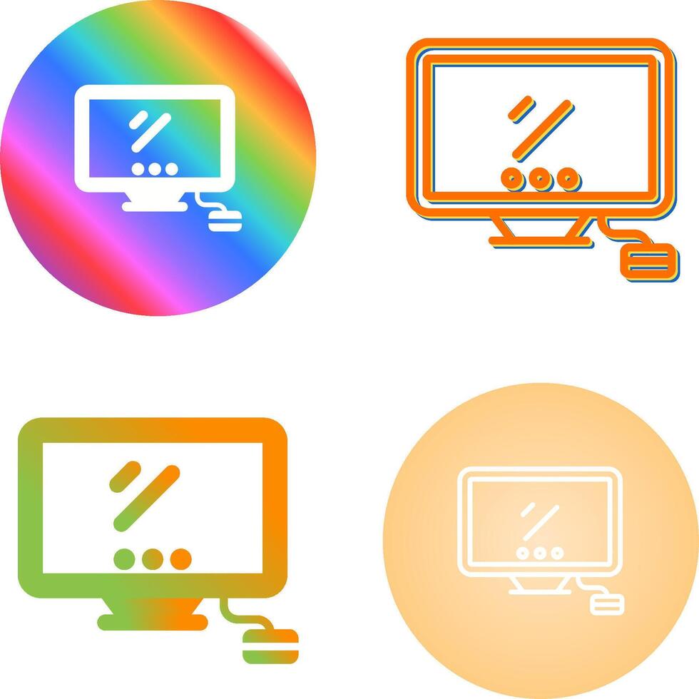 Desktop Vector Icon