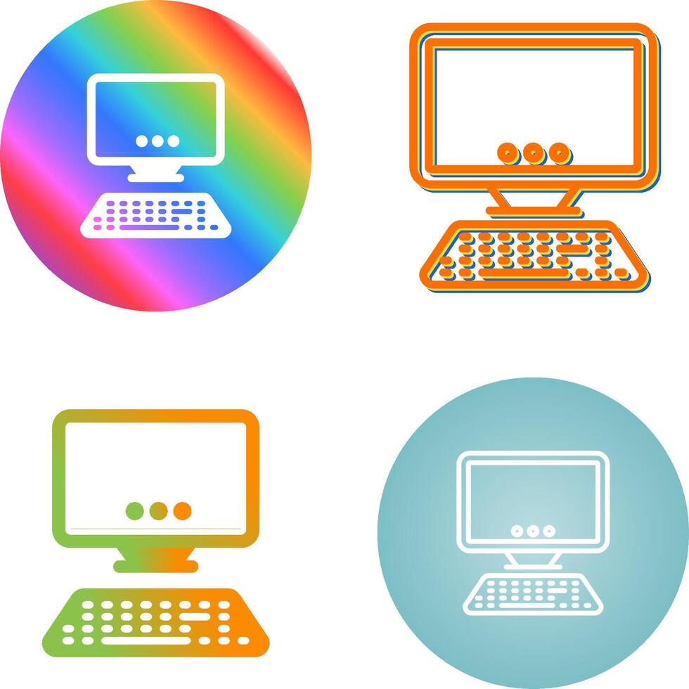 Desktop Vector Icon