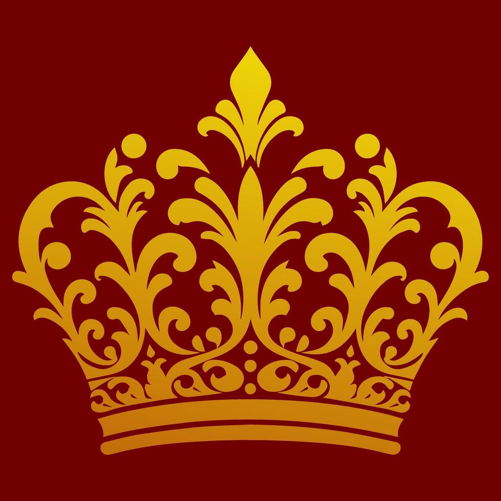 Illustration vector graphic of queen crown design. Perfect for social media design.