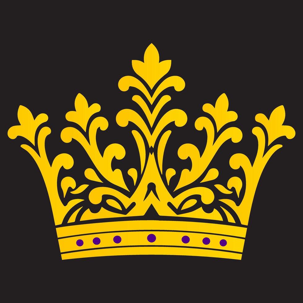 Illustration vector graphic of king crown design. Perfect for social media design.