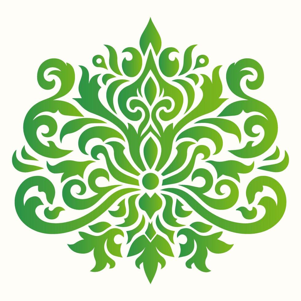 Illustration vector graphic of flower leaves pattern design. Perfect for a background design.
