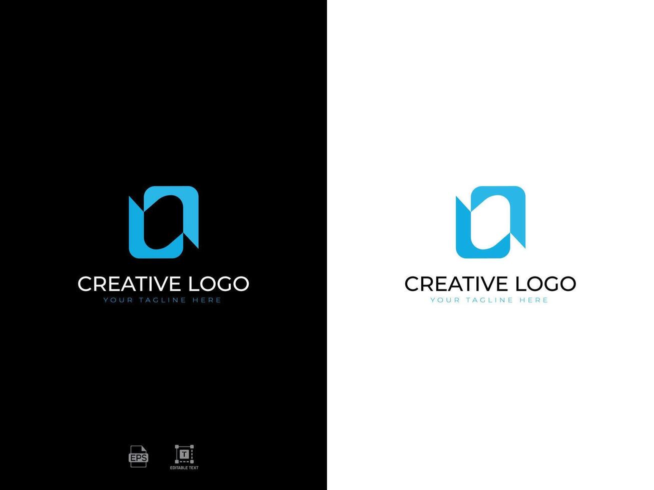 Alphabet O Modern Letter Logo vector