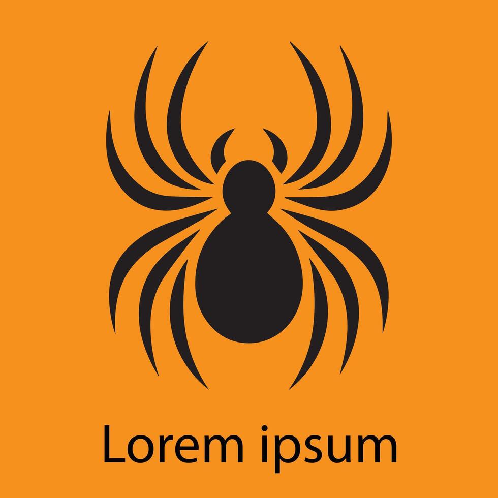 Spider logo for business or artwork vector