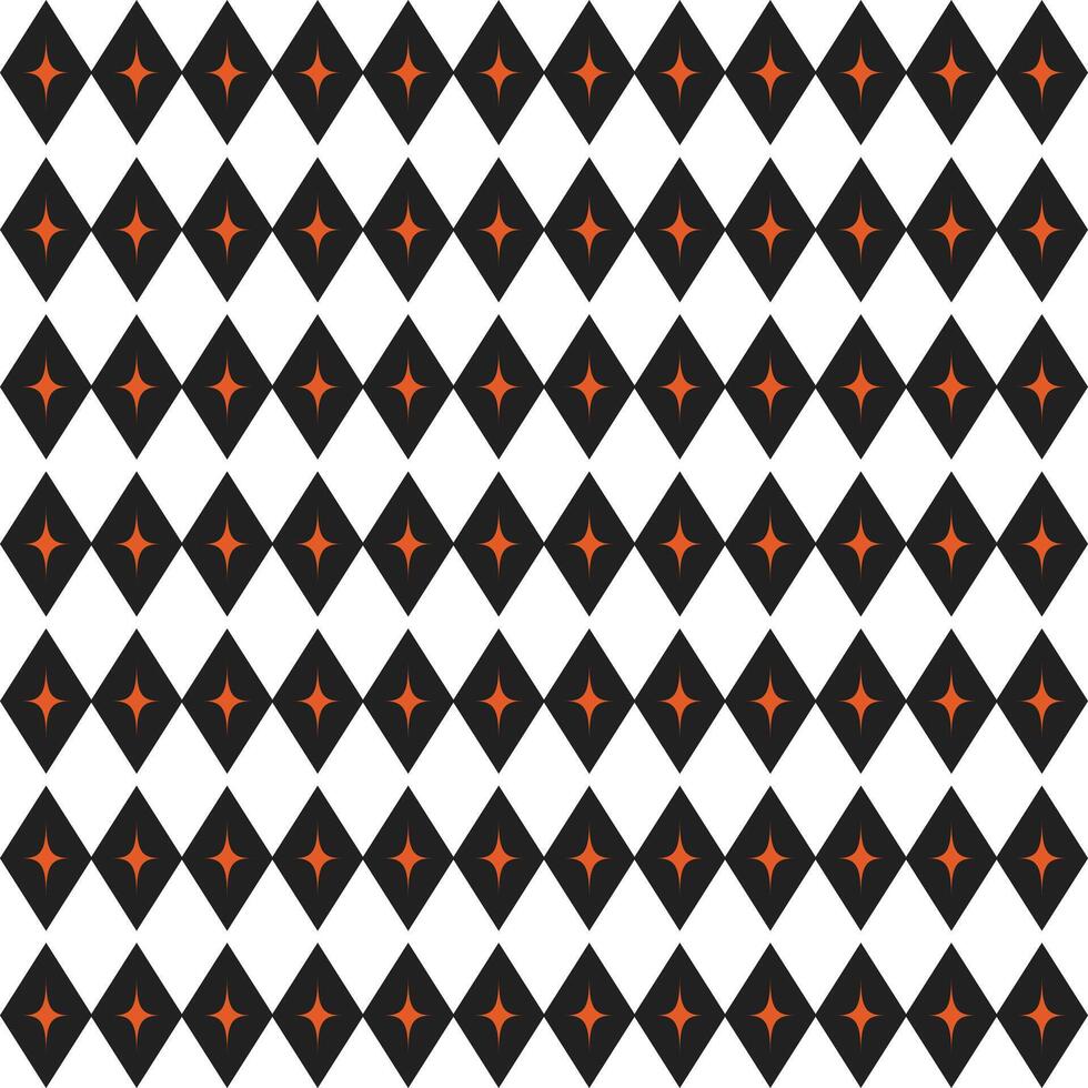 Harlequin Seamless Pattern. Rhombus Background Vector