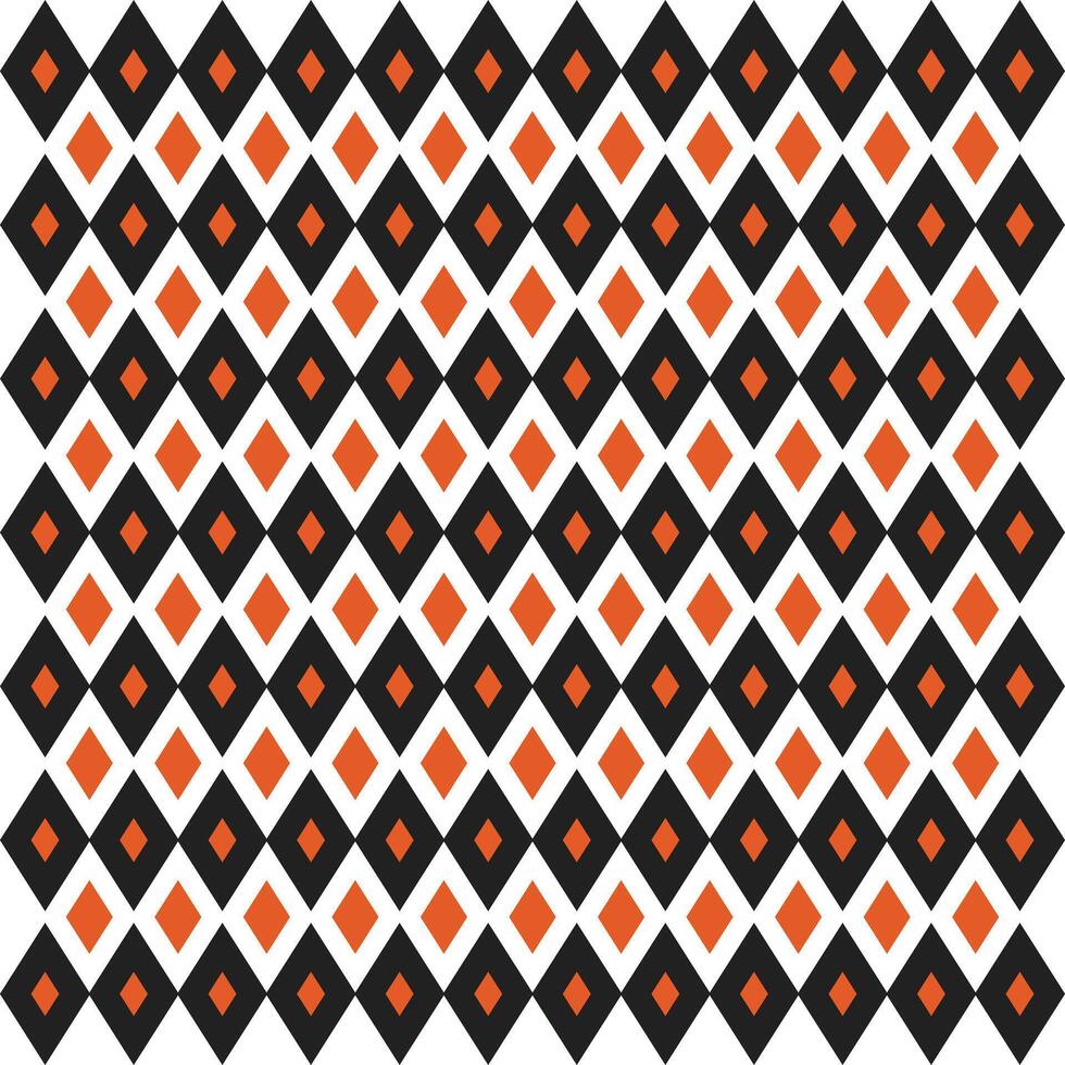Harlequin Seamless Pattern. Rhombus Background Vector