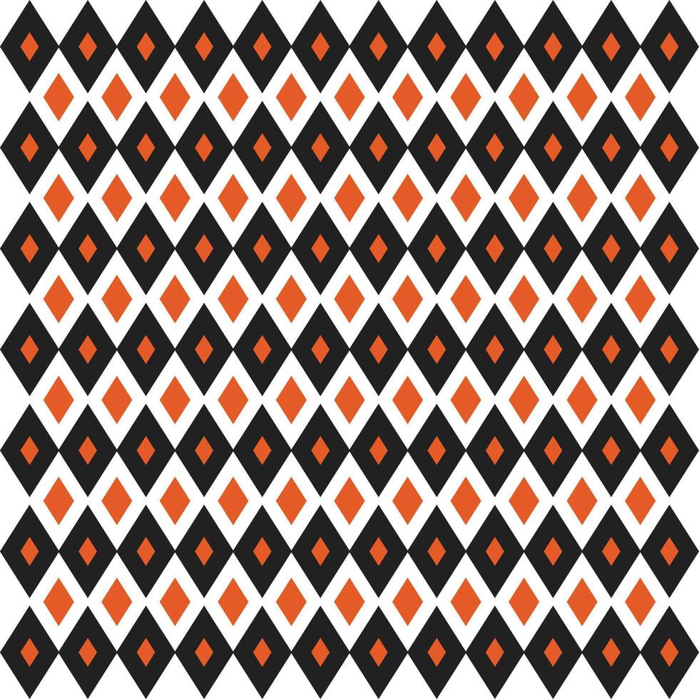 Harlequin Seamless Pattern. Rhombus Background Vector