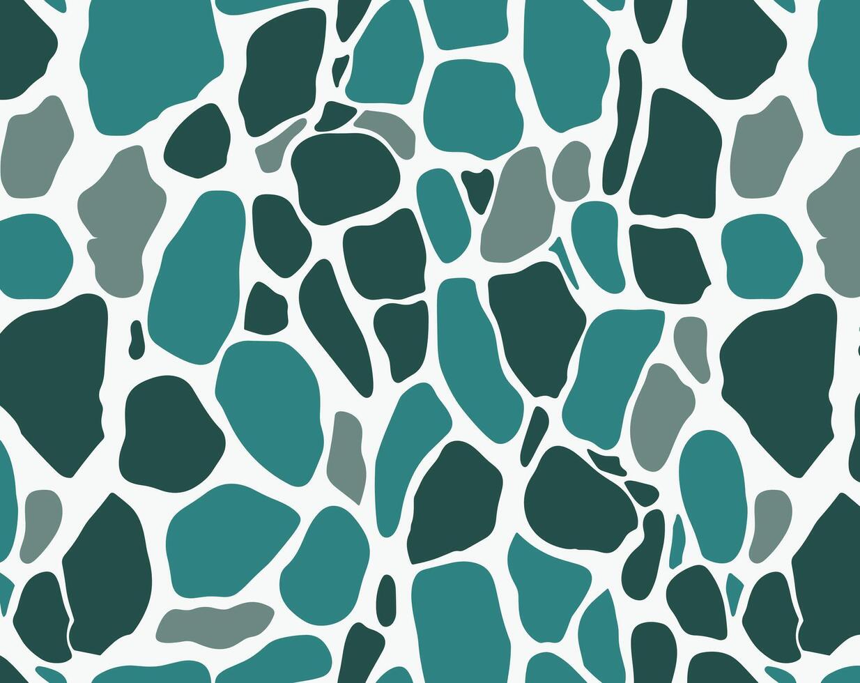 verde y gris leopardo impresión modelo en blanco fondo, buzón, orgánico formas, ligero verde azulado y oscuro blanco, multicolor minimalismo vector