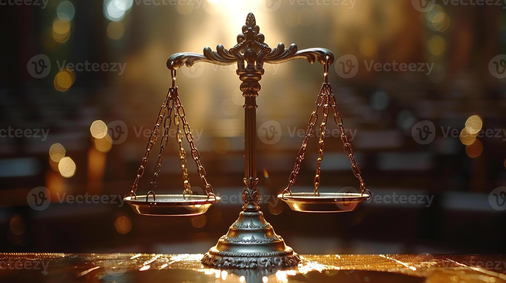 AI generated Scales of Justice photo