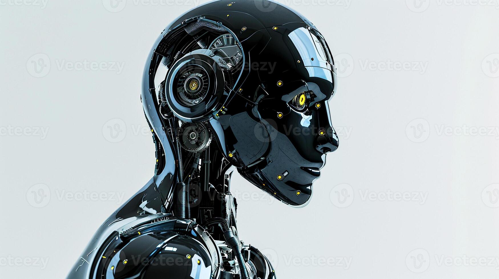 AI generated futuristic roboter ai photo