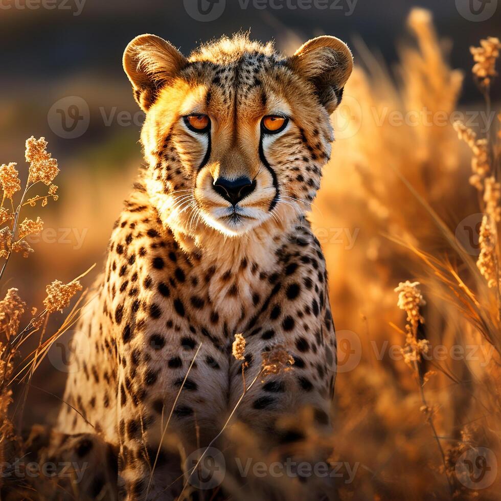 african wild cheetha photo