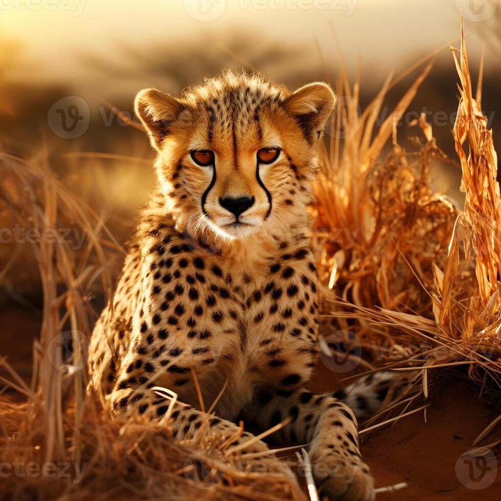 african wild cheetha photo