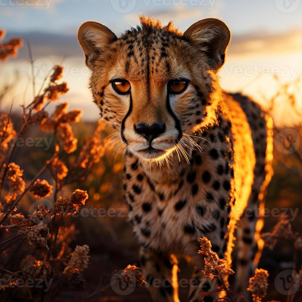 africano salvaje guepardo foto