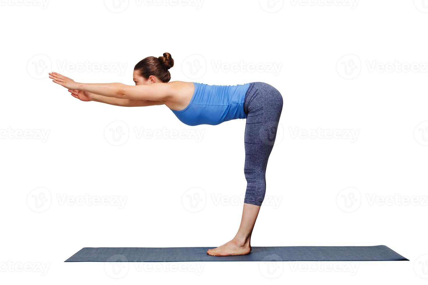 Woman doing yoga photo
