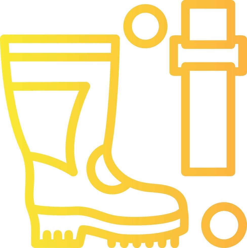 Firefighter Boot Strap Linear Gradient Icon 40945155 Vector Art at Vecteezy
