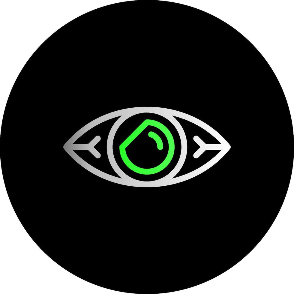 Vision Vibe Dual Gradient Circle Icon vector