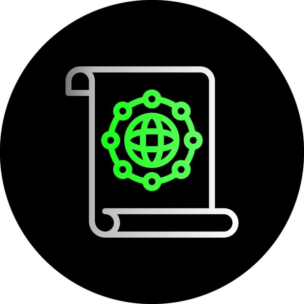 Unity Quest Dual Gradient Circle Icon vector