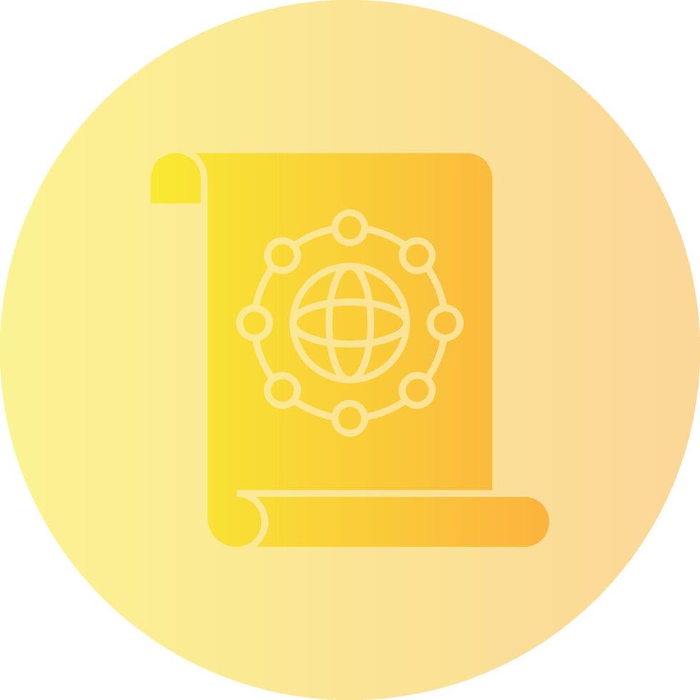 Unity Quest Gradient Circle Icon vector
