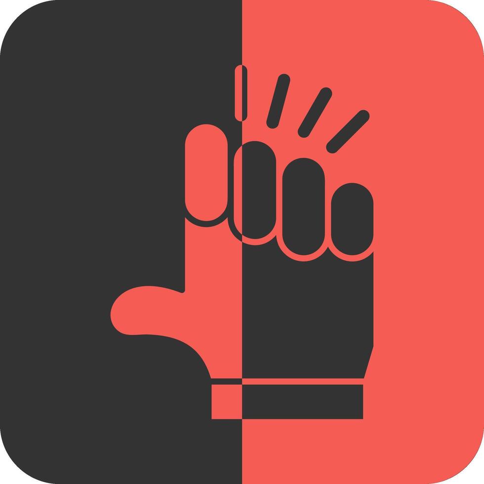 Empower Plus Red Inverse Icon vector