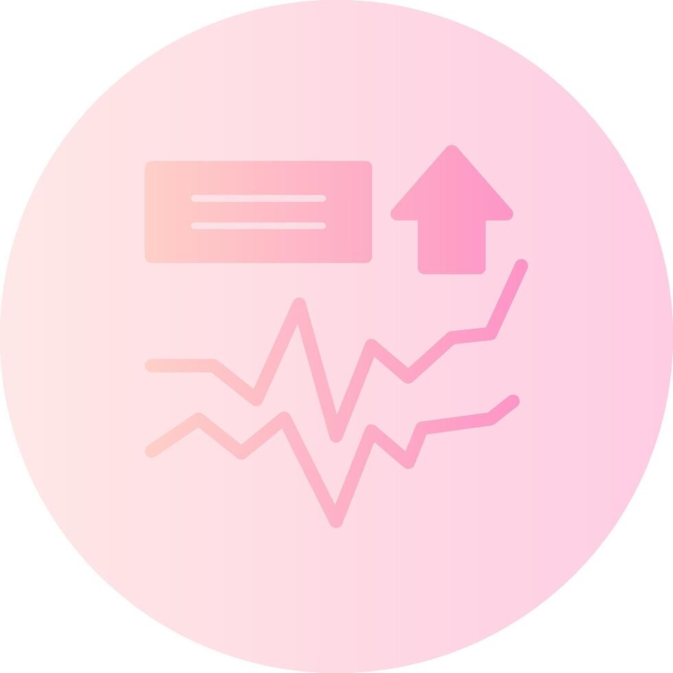 Change Wave Gradient Circle Icon vector