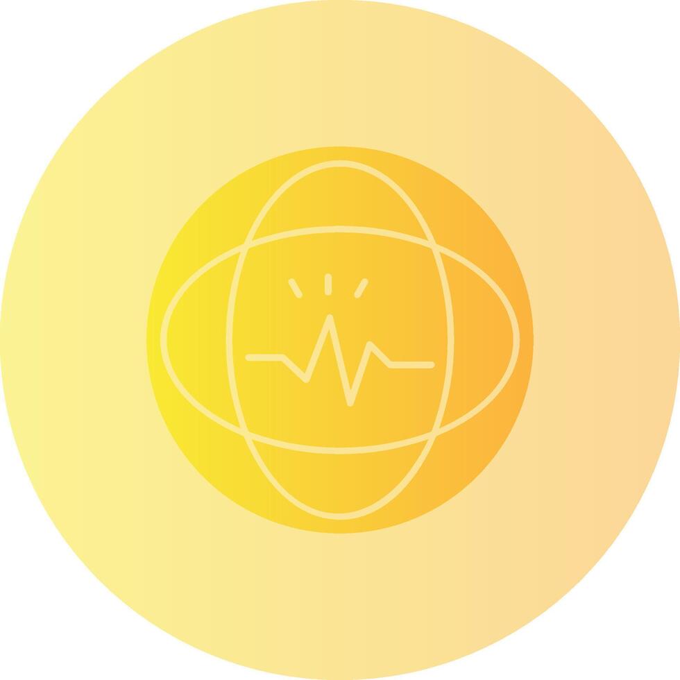 Swift Spark Gradient Circle Icon vector